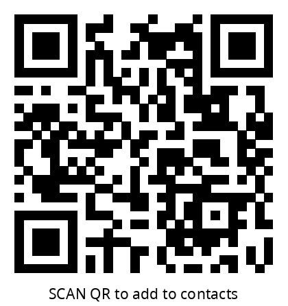 contact information in QR code