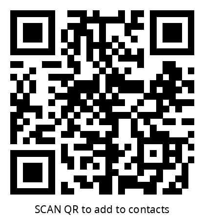 contact information in QR code